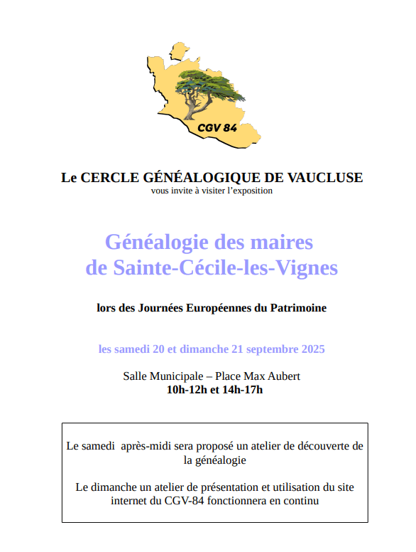 pour JEP Ste Cécile